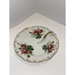 ROSSETTI Chicago "Antique Rose" 5.75" Finger Loop LEMON PLATE  Beautiful
